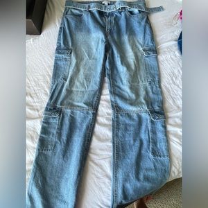 Forever 21 cargo jeans
